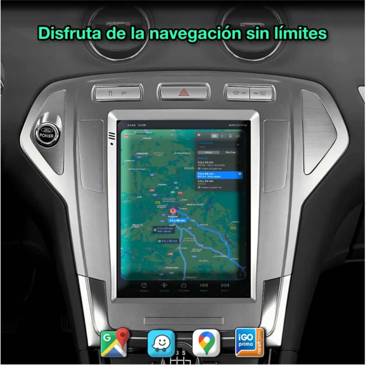 Ford Mondeo 4 2007 - 2010 9.7''